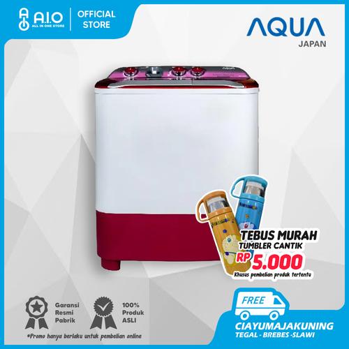 Gambar AQUA MESIN CUCI 2 TABUNG 7 Kg QW-780XT(P) | GRATIS ONGKIR KOTA CIREBON - 780XT dari AIO Store. Kota Cirebon Tokopedia