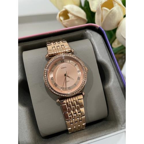 Jual Fossil Lyric Three-Hand Rose-Gold 