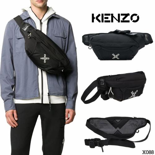 Jual KENZO WAISTBAG NEW BLACK-TAS KENZO 