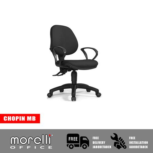 Jual Kursi Kerja / Kantor / Belajar MORELLI Office CHOPIN MB Hitam