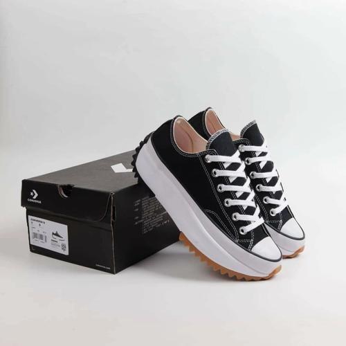 converse run star black