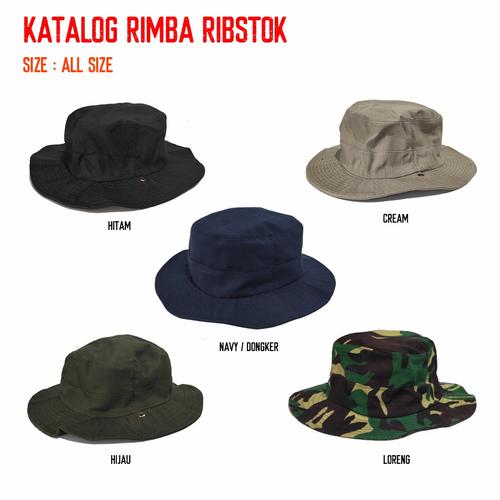 Jual topi Rimba Keplek Ribstok / Bucket 