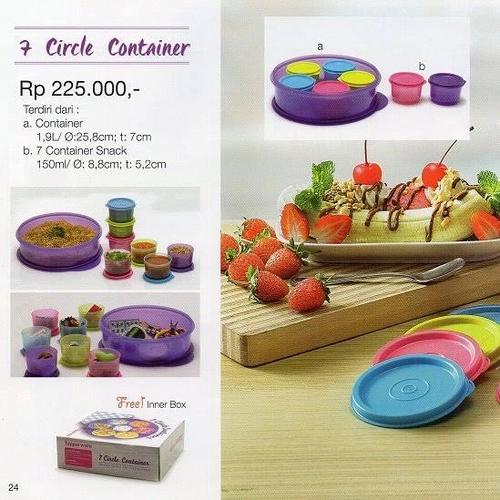 Jual Tupperware 7 circle container - Kota Bogor - Miru Shi | Tokopedia