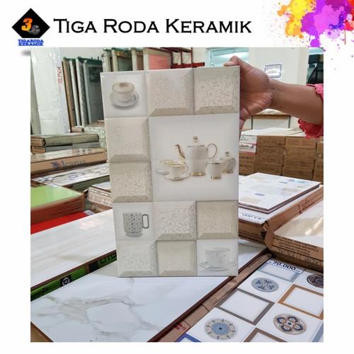Jual keramik dinding keramik tembok dapur 25x40 ikad - Kota Serang