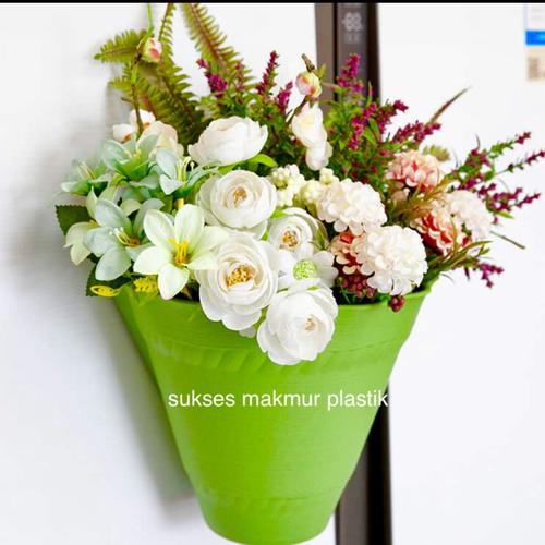 Jual Lovenia Pot Kerang dinding 25 Pot Bunga Tanaman Dinding model