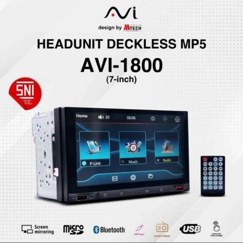 Jual Head Unit Double Din AVI-1800 