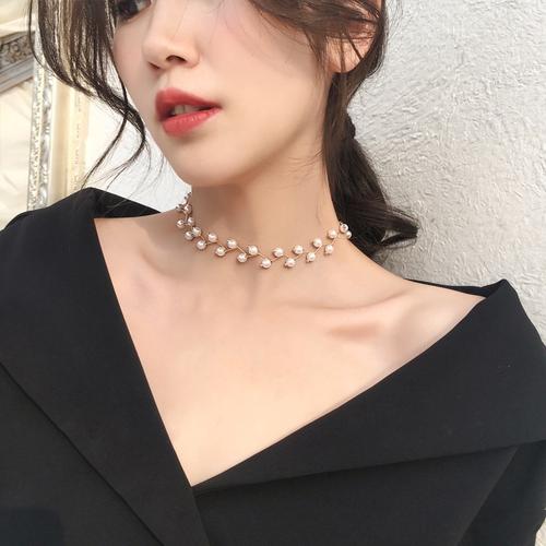 Jual Pearl Choker Necklace / Aksesoris 