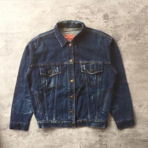 Jual trex jaket jeans n Levis Wrangler 