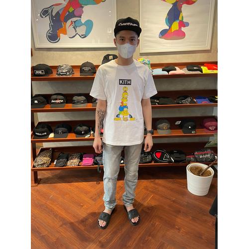 Jual KITH x The Simpsons Tee White 