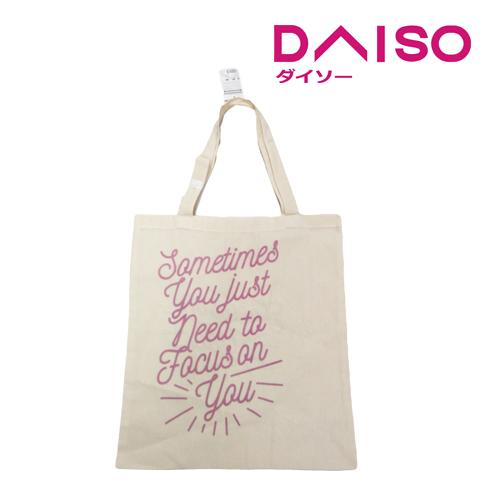 Jual Daiso Lettering Tote Bag Biru Muda Kota Surabaya DAISO JAPAN OFFICIAL STORE Tokopedia