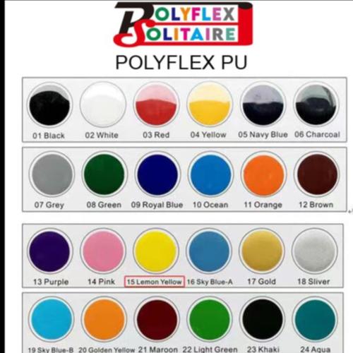 Jual Polyflex PU Korea Warna Normal Meteran - Merah - Jakarta Utara ...