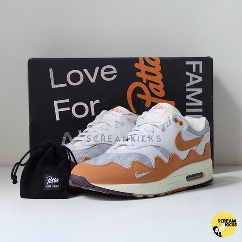 Jual Patta X Nike Air Max 1 Waves Monarch (With Bracelet) - US 8.5/EU 42 -  Kota Tangerang Selatan - Scream Kicks | Tokopedia