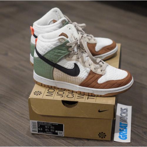 nike dunk high cream