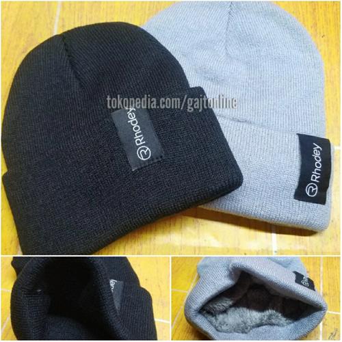 Topi Kupluk Rajut Musim Dingin Katun 