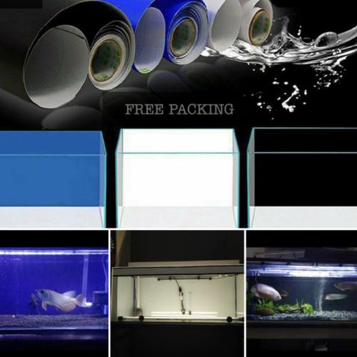 Jual Stiker /background aquarium 50cm (hitam doff,glossy,merah,biru