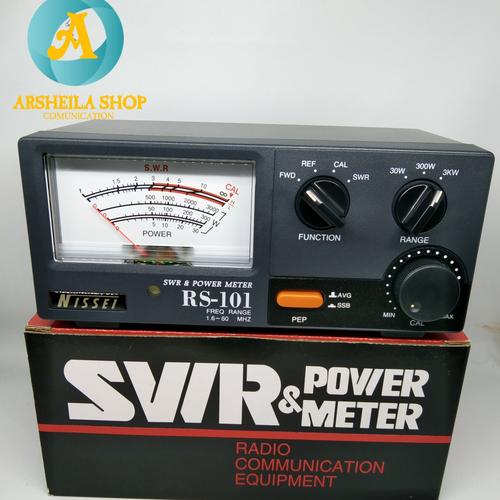 Testeur Ondes Stationnaires NISSEI RS-101 - Wattmètre Professionnel 1.6-60MHz - 0-3kW