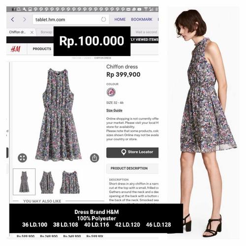 Jual Dress H\u0026M - 46 - Kota Semarang 