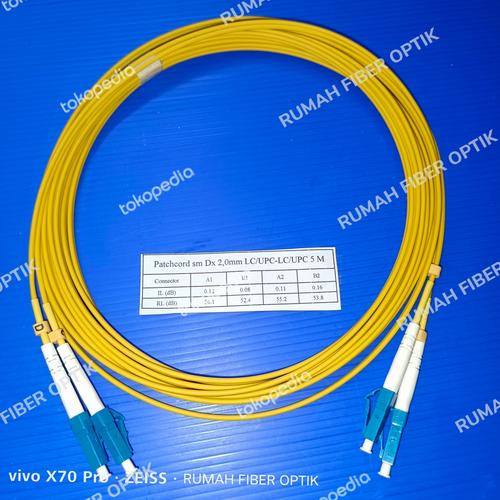 Jual patch cord LC LC 5 meter duplex/patch cord lc lc 5 meter ...