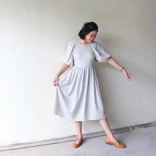 Jual Eve Puffy Linen Dress - Christmas 