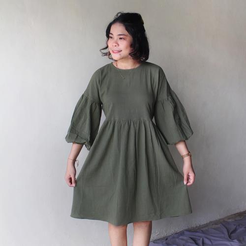 Jual Emme Linen Dress - Christmas Dress 