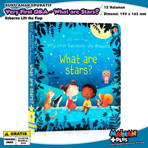 Gambar Buku Edukasi Aktivitas Anak Usborne Lift The Flap QnA What are Stars dari MainanPlus Jakarta Barat Tokopedia