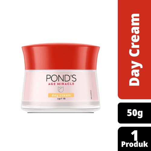 Promo Ponds Age Miracle Retinol Day Cream Youthful Glow 50G