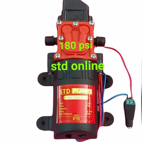 Jual 180Psi Pompa Steam pump Dc 12v pump assy Red pump 180 psi dinamo