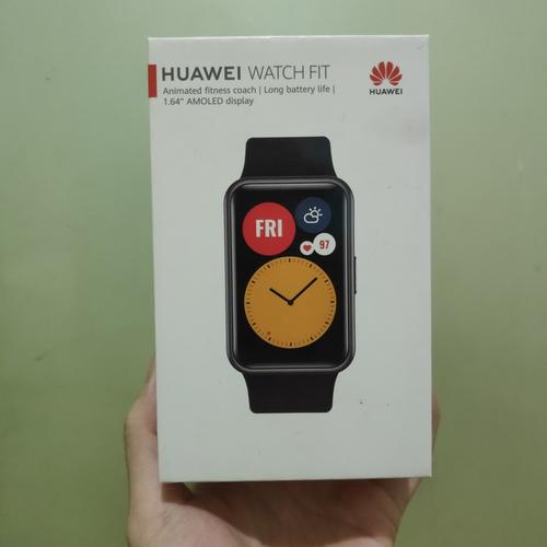 Jual Huawei Watch Fit TIA-B09 - warna Graphite Black silicone strap -  Jakarta Barat - Coco Shop | Tokopedia