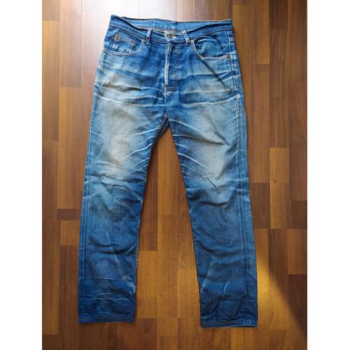 Jual Raw Indigo Blue Denim Pants 
