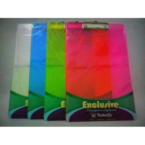 Gambar CLIP BOARD TRANSPARANT BUTTERFLY F4 FOLIO / PAPAN ALAS /PAPAN UJIAN dari minoriya Kota Depok Tokopedia