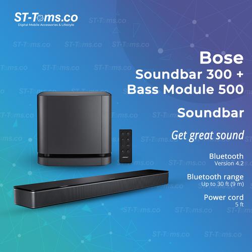 Bose Smart Soundbar 300 + Bass Module 