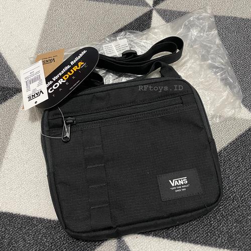 Jual VANS Draft Shoulder Bag BLACK Cordura PT Navya Original New Sling