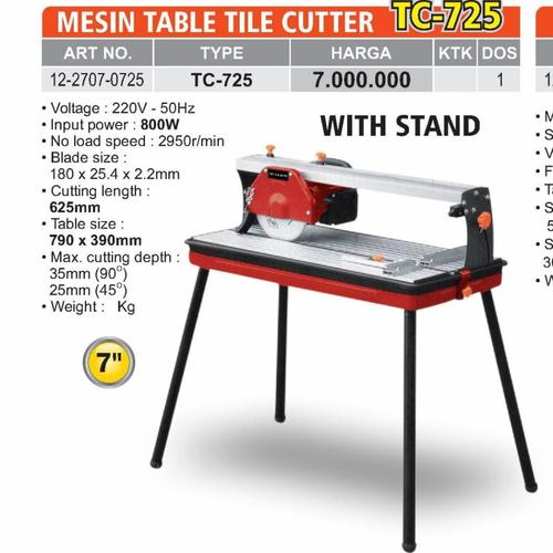 Jual Mesin Table Tile Cutter 7 inch 
