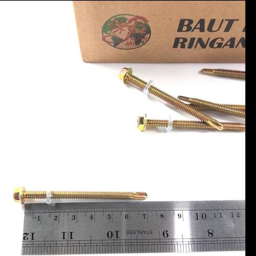 Jual BAUT ROOFING 12x70 isi 200 pcs/SEKRUP BAJA RINGAN /BAUT RUMPING ...
