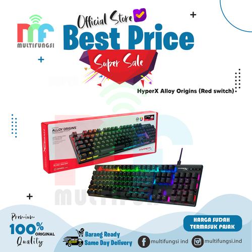 Jual Keyboard HyperX Alloy Origins (Red 