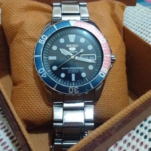 Jual Seiko 5 Sea Urchin Pepsi - Kota 