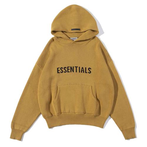 essentials knitwear hoodie