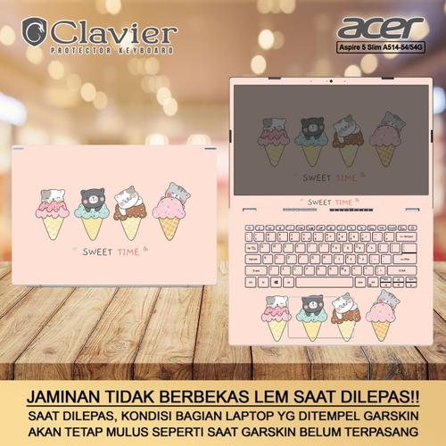 Cover Garskin Laptop Acer Aspire Slim A514-54-33AP 33WF 34XW Bening  SILIKON CANDY di Clavier Care Tokopedia
