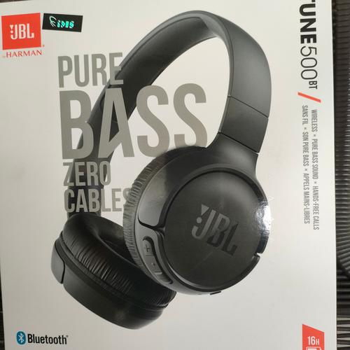 Jual JBL TUNE 500BT Wireless Bluethoot On Ear Headphone JBL T500BT BLACK -  Kota Surabaya - Custom Cycles | Tokopedia