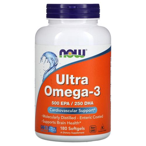 Jual Now Foods Ultra Omega-3 500 EPA / 250 DHA 180 softgels - Jakarta Utara  - Winnie's Stores | Tokopedia