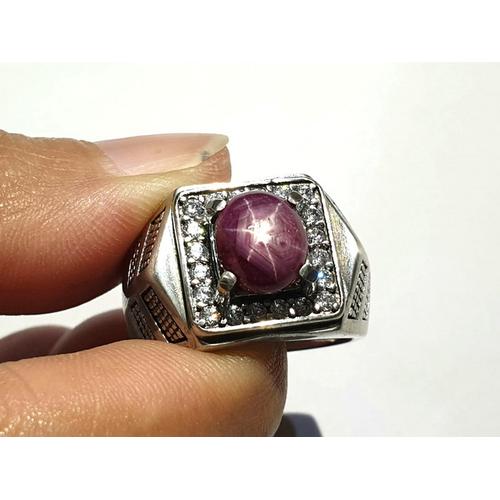 Gambar Batu Permata Natural Ruby Burma Ster Asterism RB004 Indah dari CNC phoneshop Jakarta Pusat Tokopedia