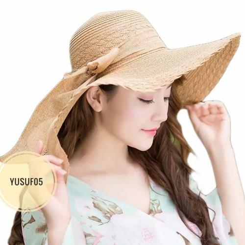 fashion Korea floppy hat red pink 