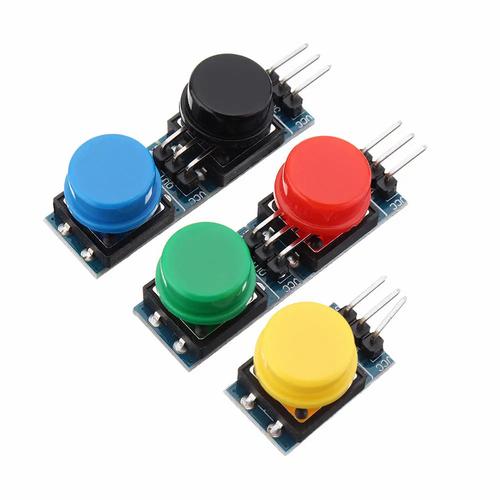 Jual Module Touch Tact Switch Push Button Modul Tombol With Cap - Merah ...