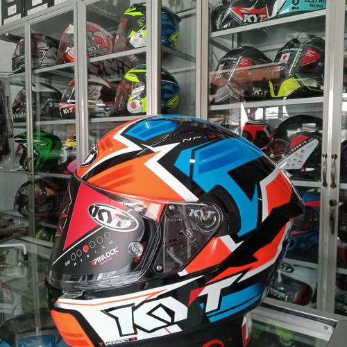 Jual Helm Full Face KYT NFR ATWORK BLUE 