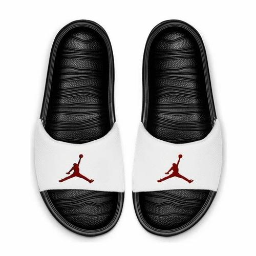 Promo Sandal Pria JORDAN BREAK SLIDE BLACK WHITE AR6374-016 - Kota Bandung  - Home Court Official | Tokopedia