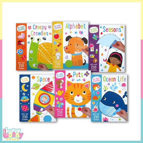 Gambar BUY 4 GET 1 FREE! My First Stickers Activity Books - ALPHABET dari HappyBunnyBooks Jakarta Utara Tokopedia