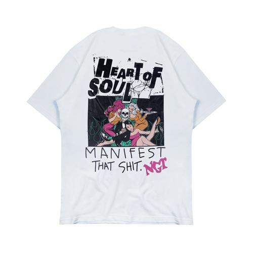 Promo Naughty Badclub White T-shirt 