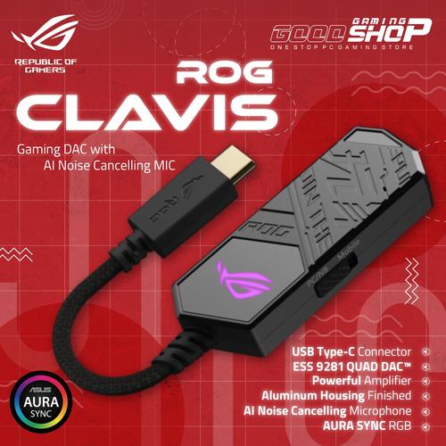 ROG Clavis USB-C to 3.5 mm gaming DAC 