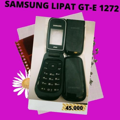 Jual CASING FULLSET SAMSUNG LIPAT GTE1272 BLACK Jakarta