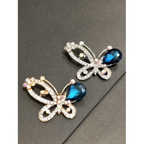 Gambar BROS BAHU DIAMOND BUTTERFLY - Biru dari Aneka Aksesoris Impor Jakarta Barat Tokopedia